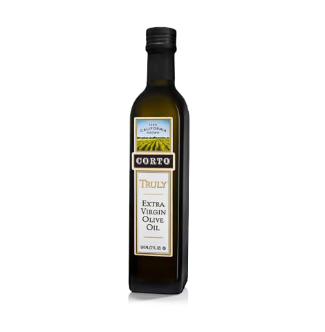 Corto TRULY Extra Virgin Olive Oil, 100% California, 17 oz — Arbosana, Arbequina from California